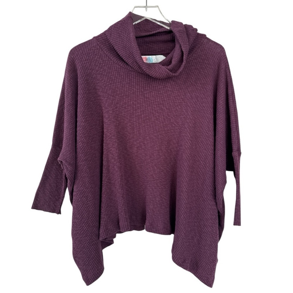 Free People Beach Cowl-Neck Oversized Top Size Small